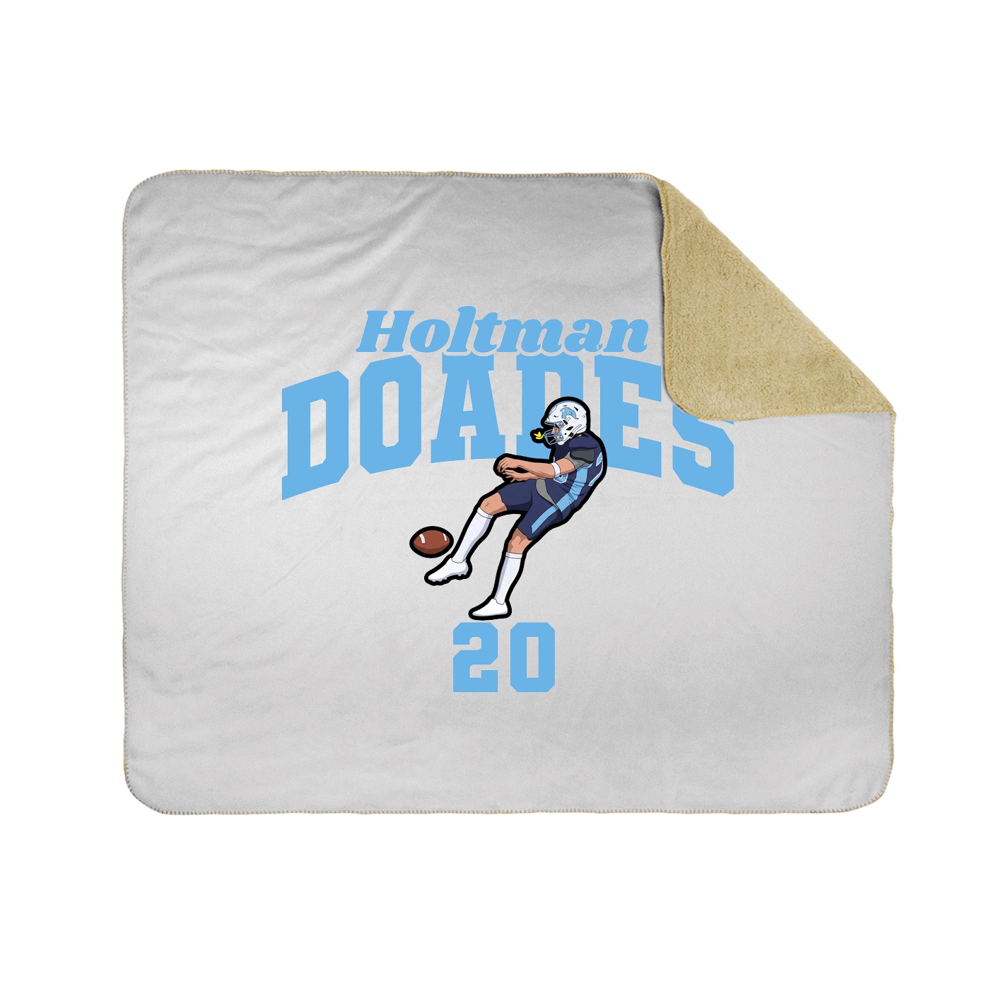 Throw Blanket — Signature Arch in White