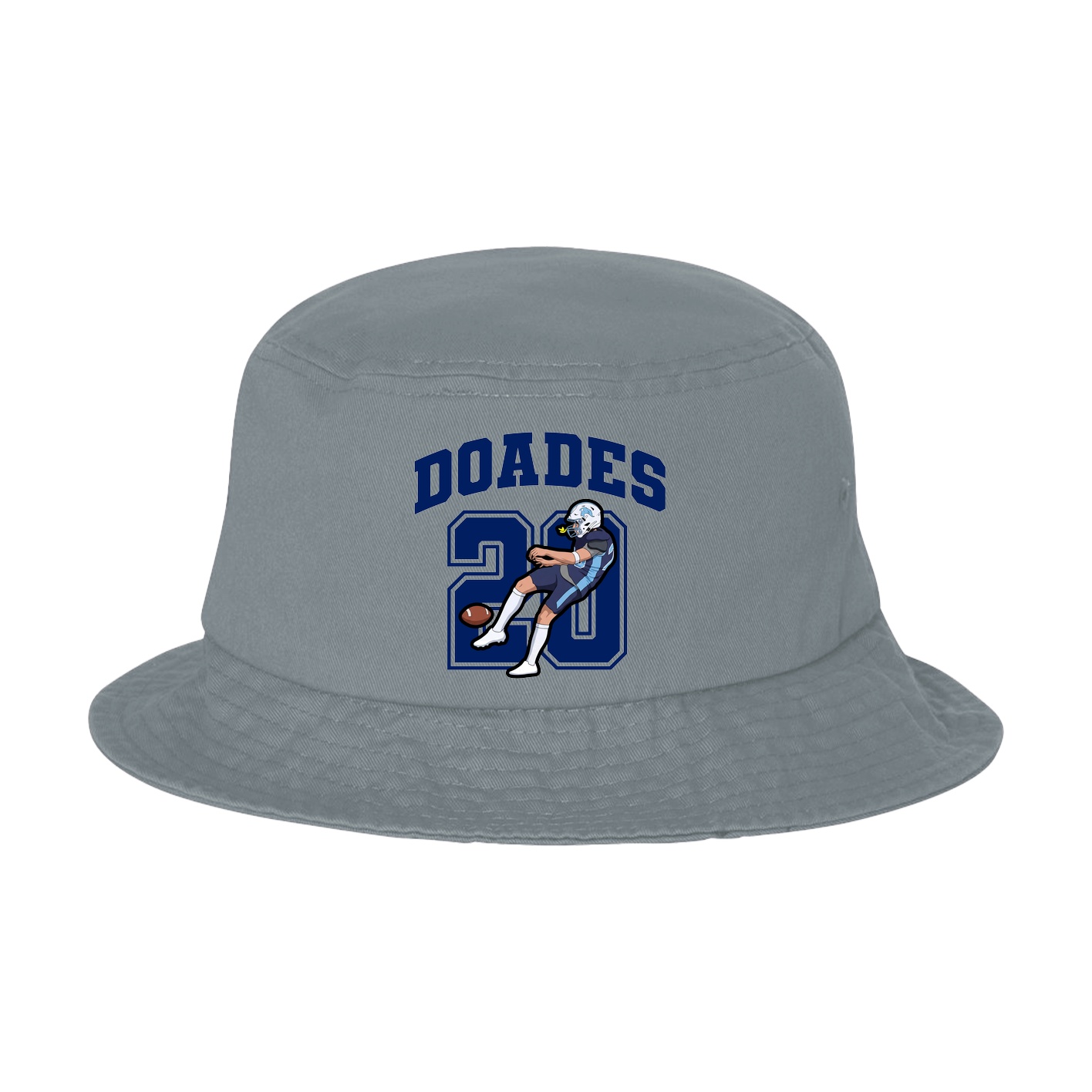 Bucket Cap — Number in Grey