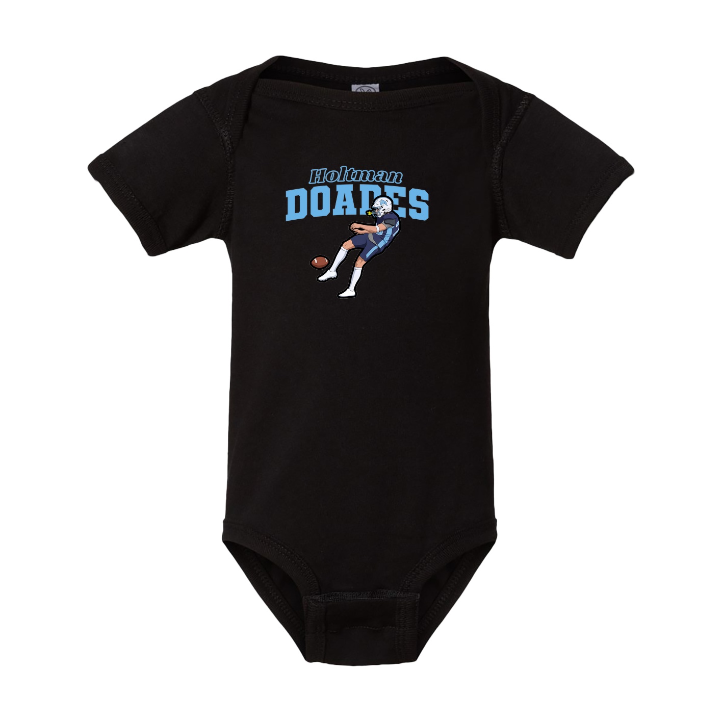 Baby Onesie — Name Arch in Black