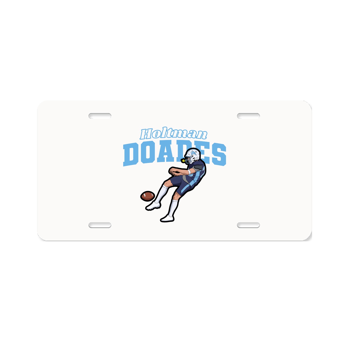 License Plate — Name Arch in Classic