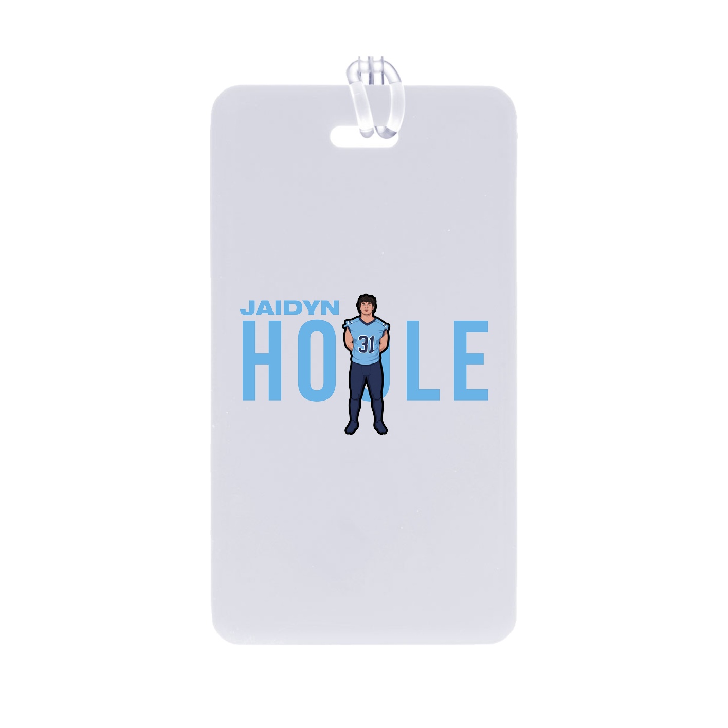 Bag Tag — Player Name in Classic