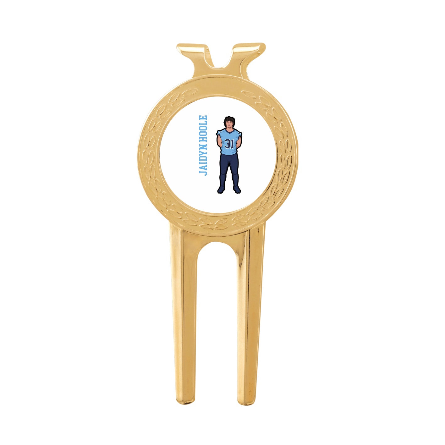 Divot Tool with Ball Marker — Name Vertical in Classic