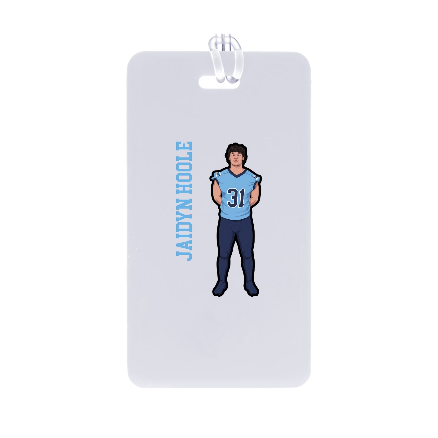 Bag Tag — Name Vertical in Classic