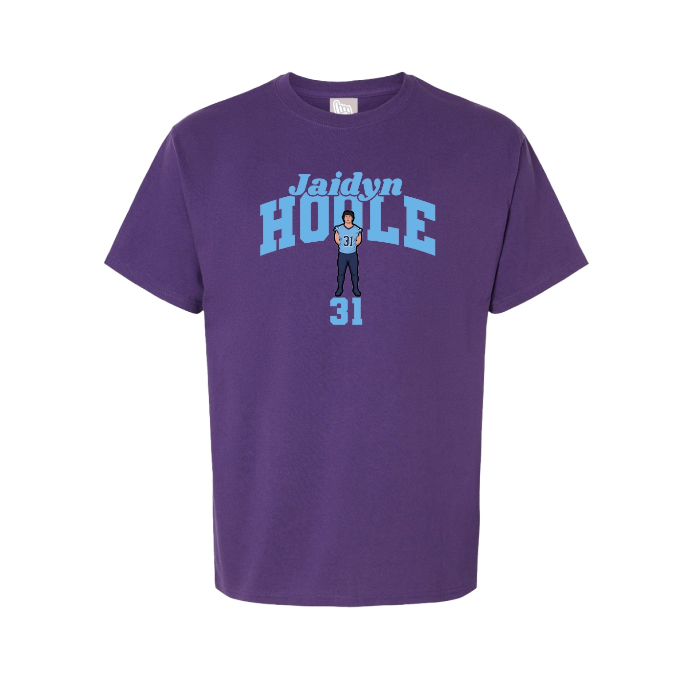 Tee — Signature Arch in Purple