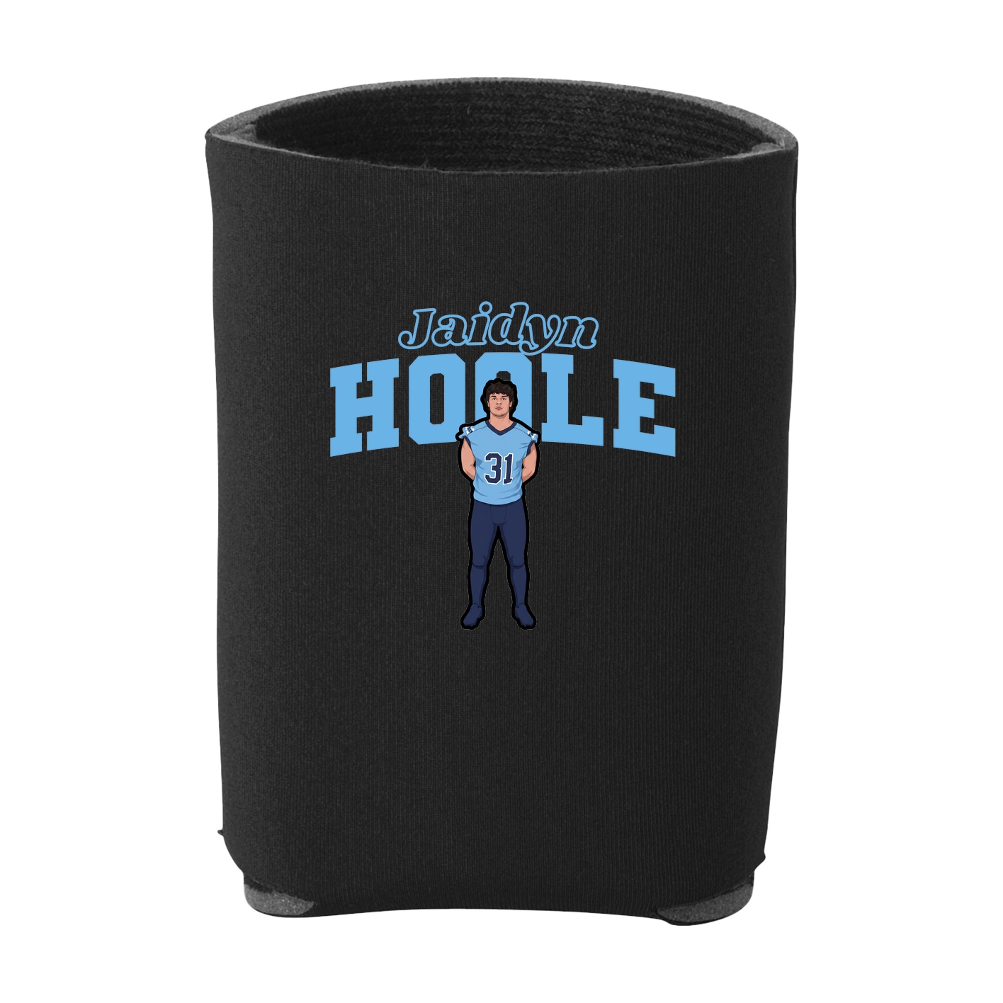 Can Holder — Name Arch in Black