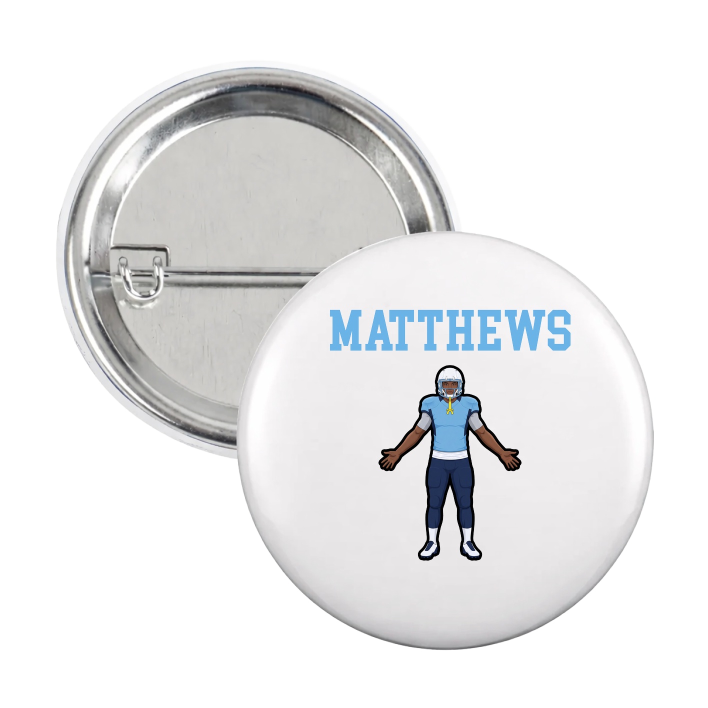 Game Day Button — Shirsey in White