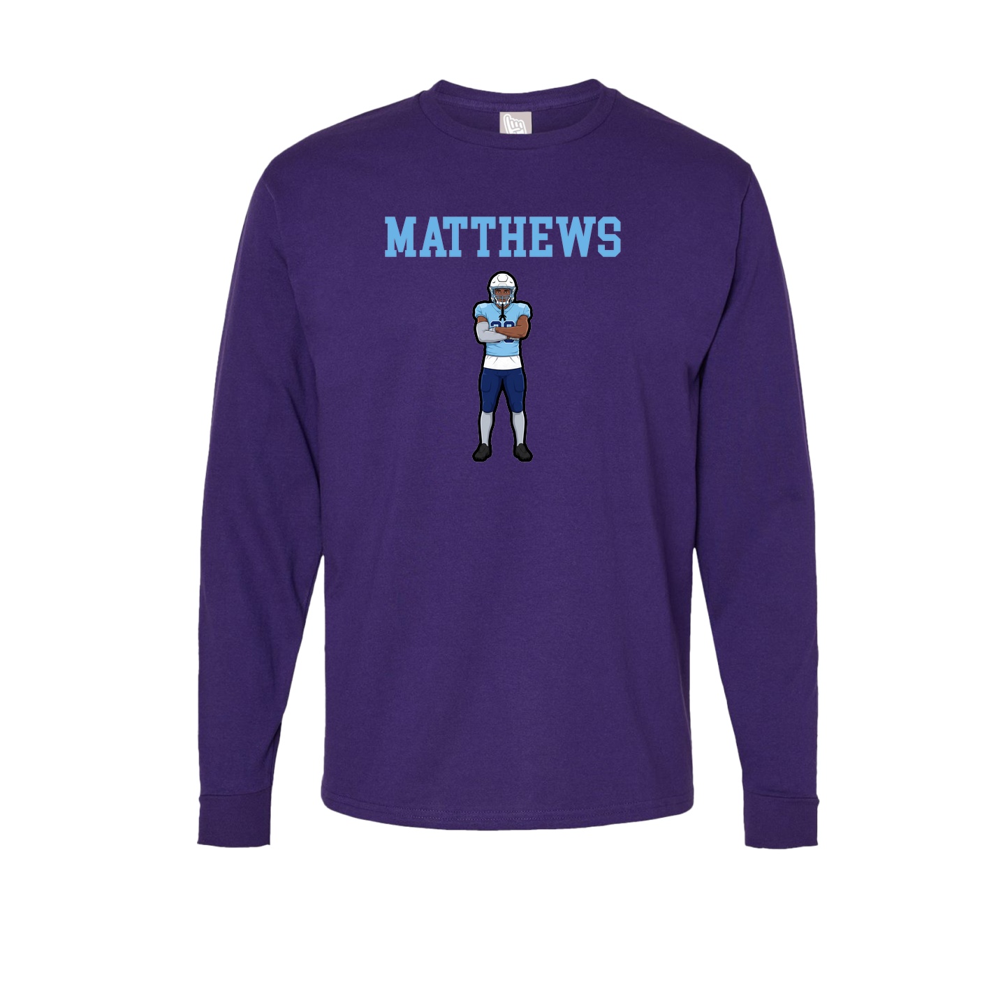 Long Sleeve Tee — Shirsey in Purple