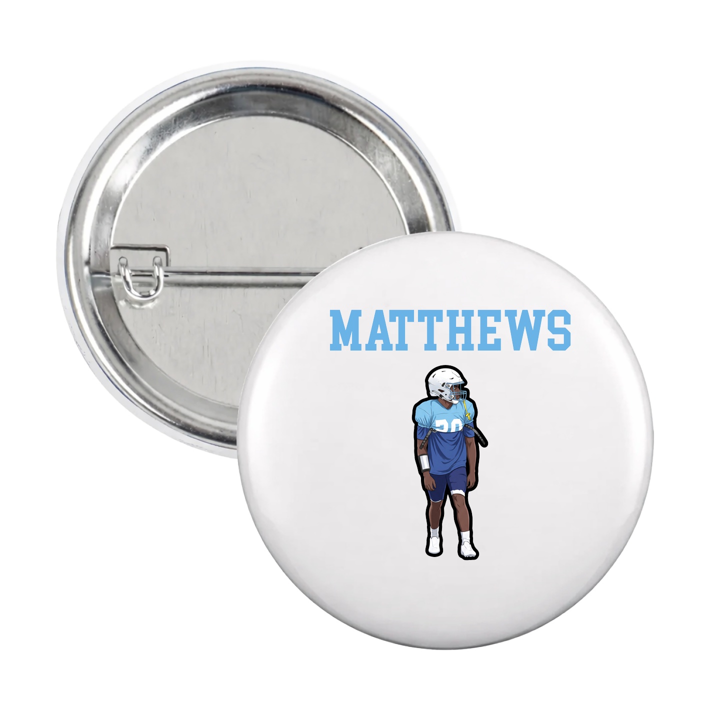 Game Day Button — Shirsey in White
