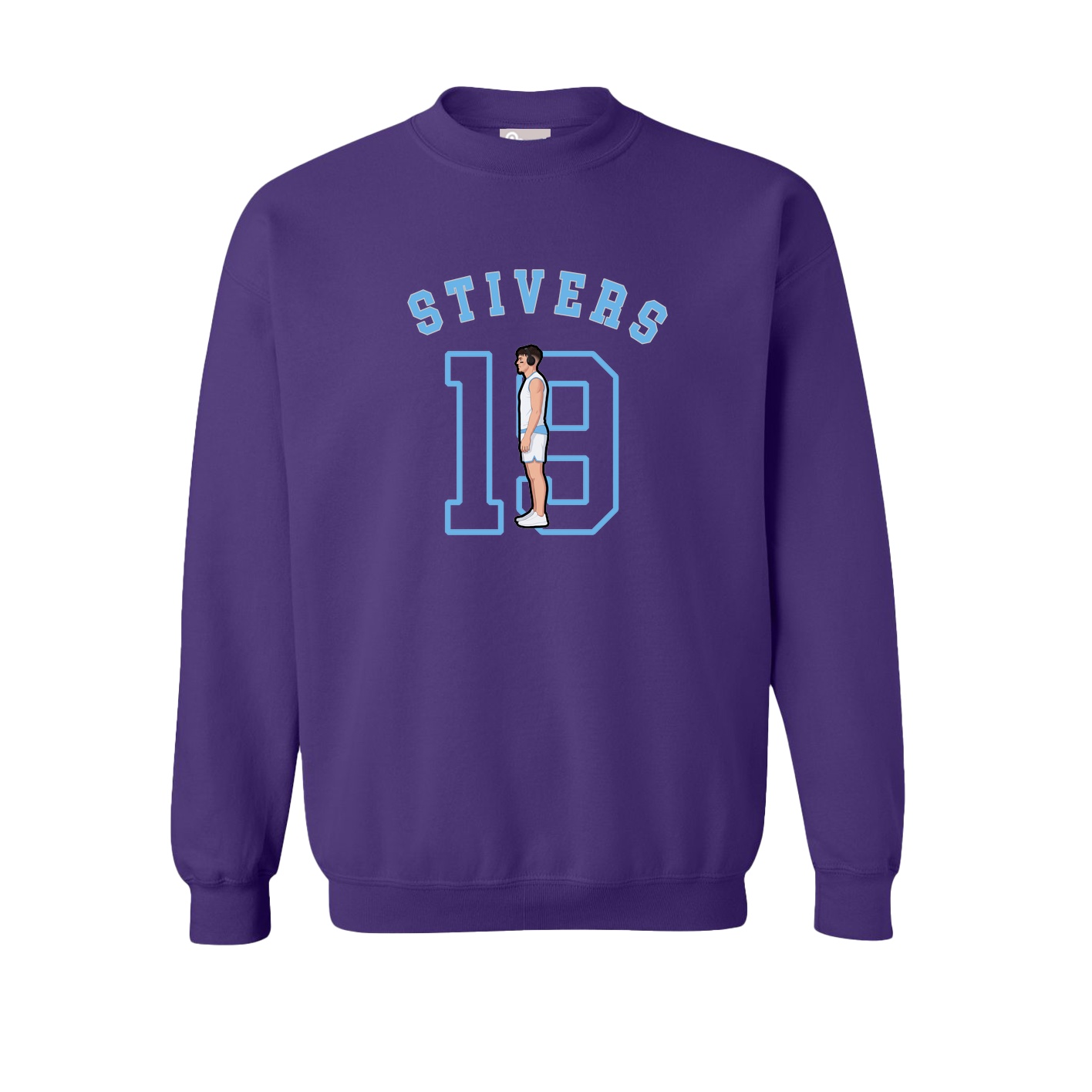 Fleece Crew — Shirsey Arch in Purple