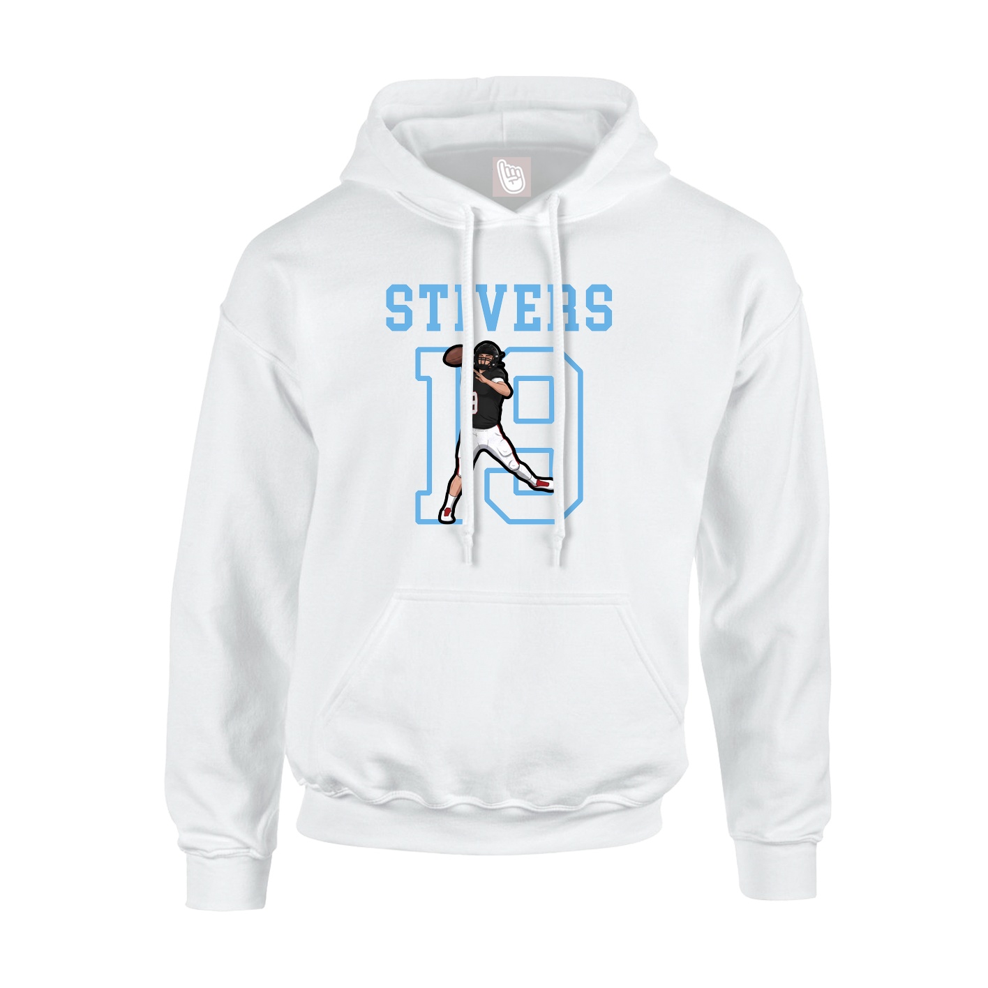 Hoodie — Shirsey in White