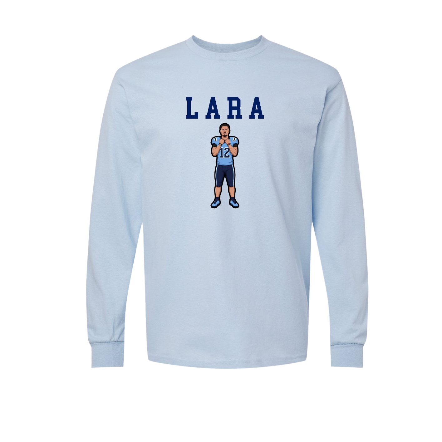 Long Sleeve Tee — Shirsey in Light Blue