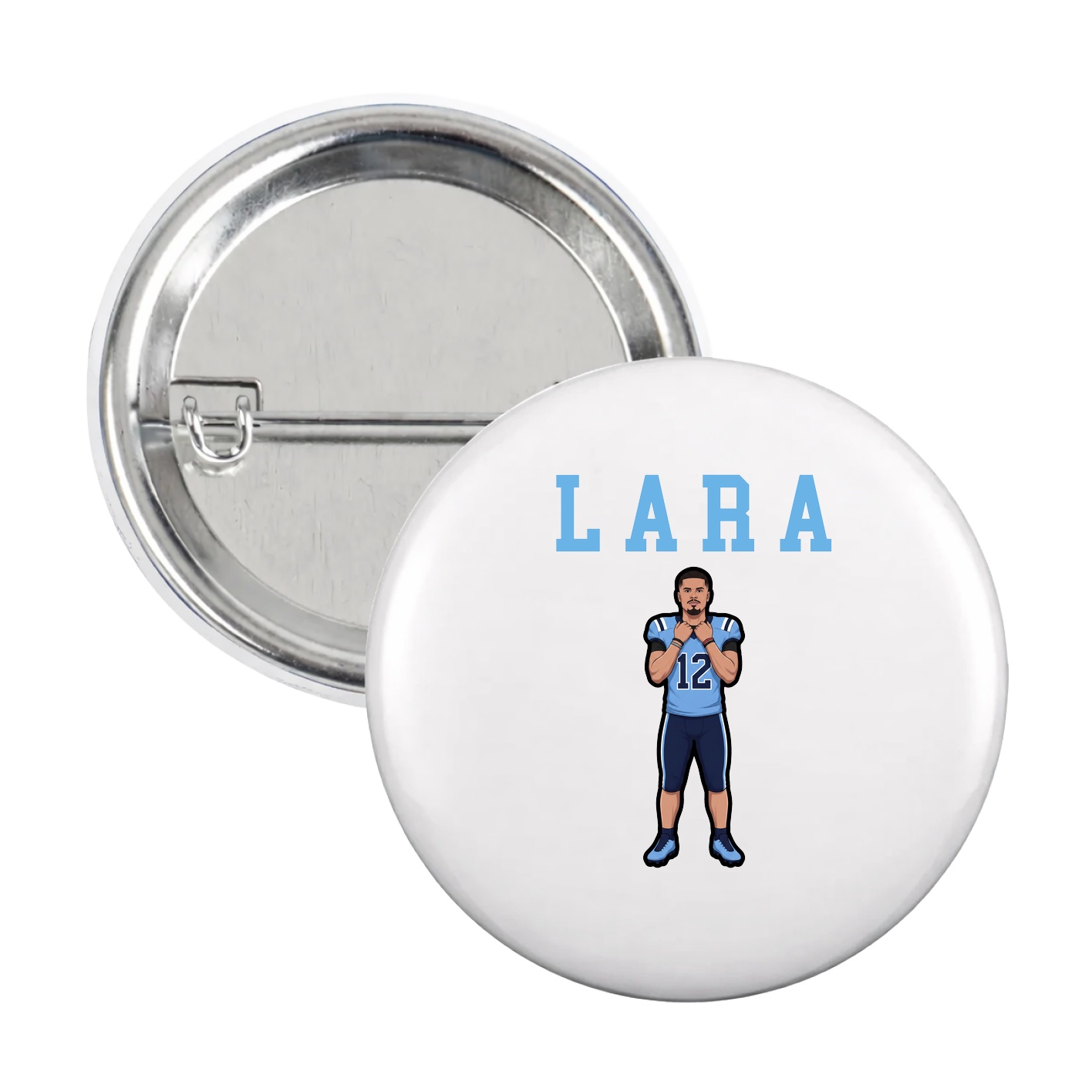 Game Day Button — Shirsey in White