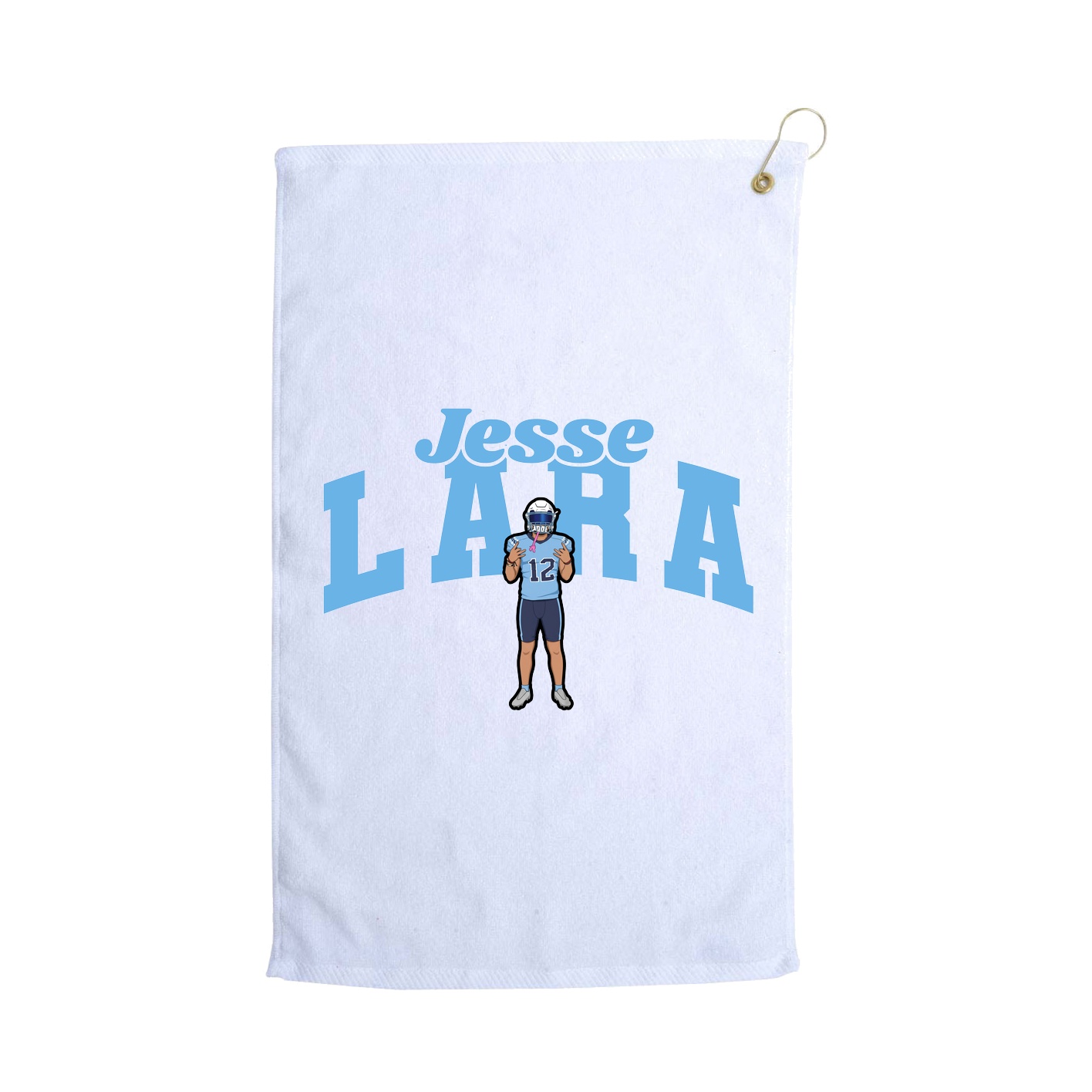 Golf Towel — Signature Arch in White