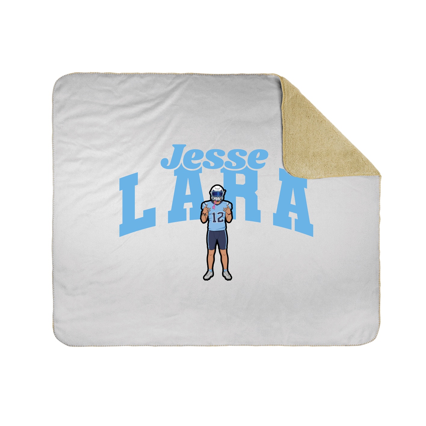 Throw Blanket — Signature Arch in White