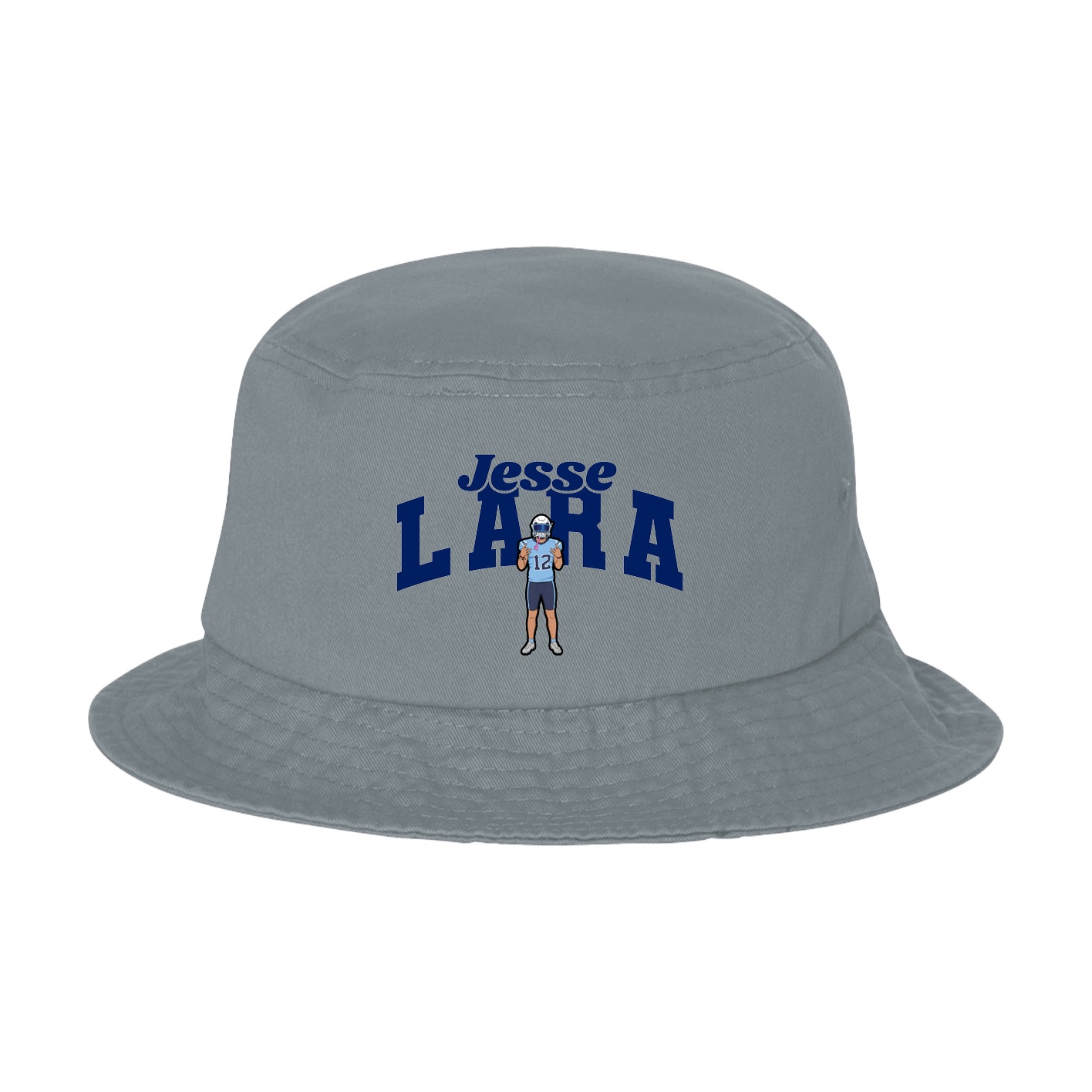 Bucket Cap — Signature Arch in Grey