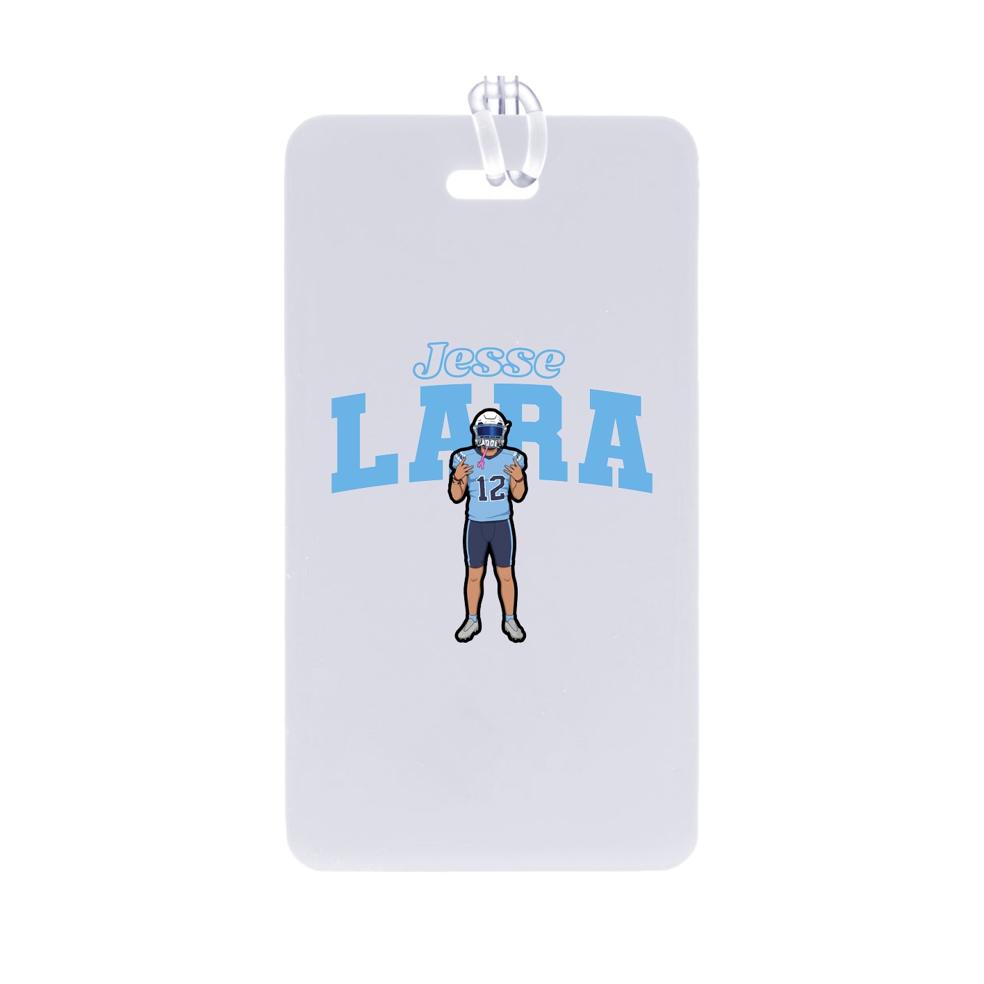 Bag Tag — Name Arch in Classic
