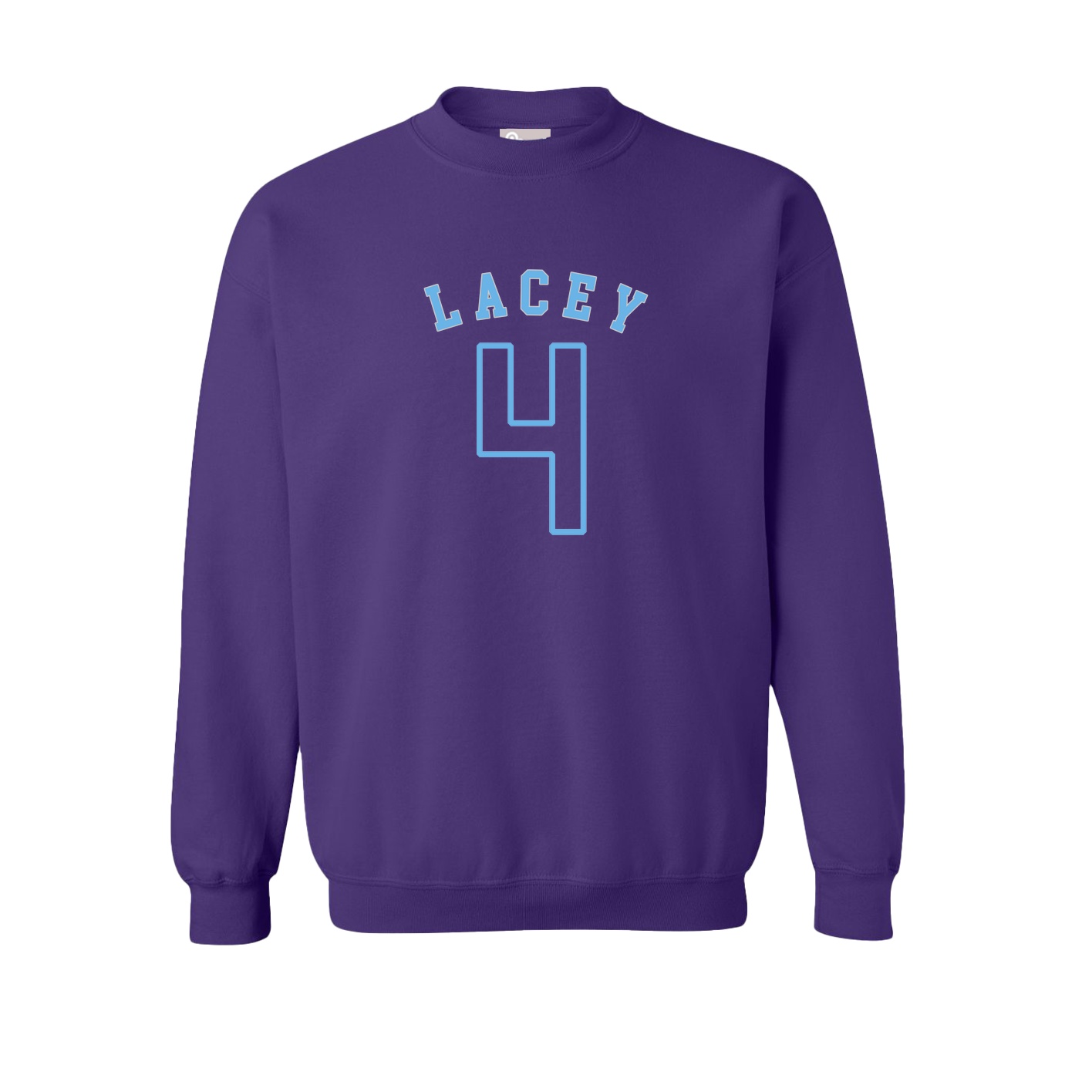 Fleece Crew — Shirsey Arch in Purple