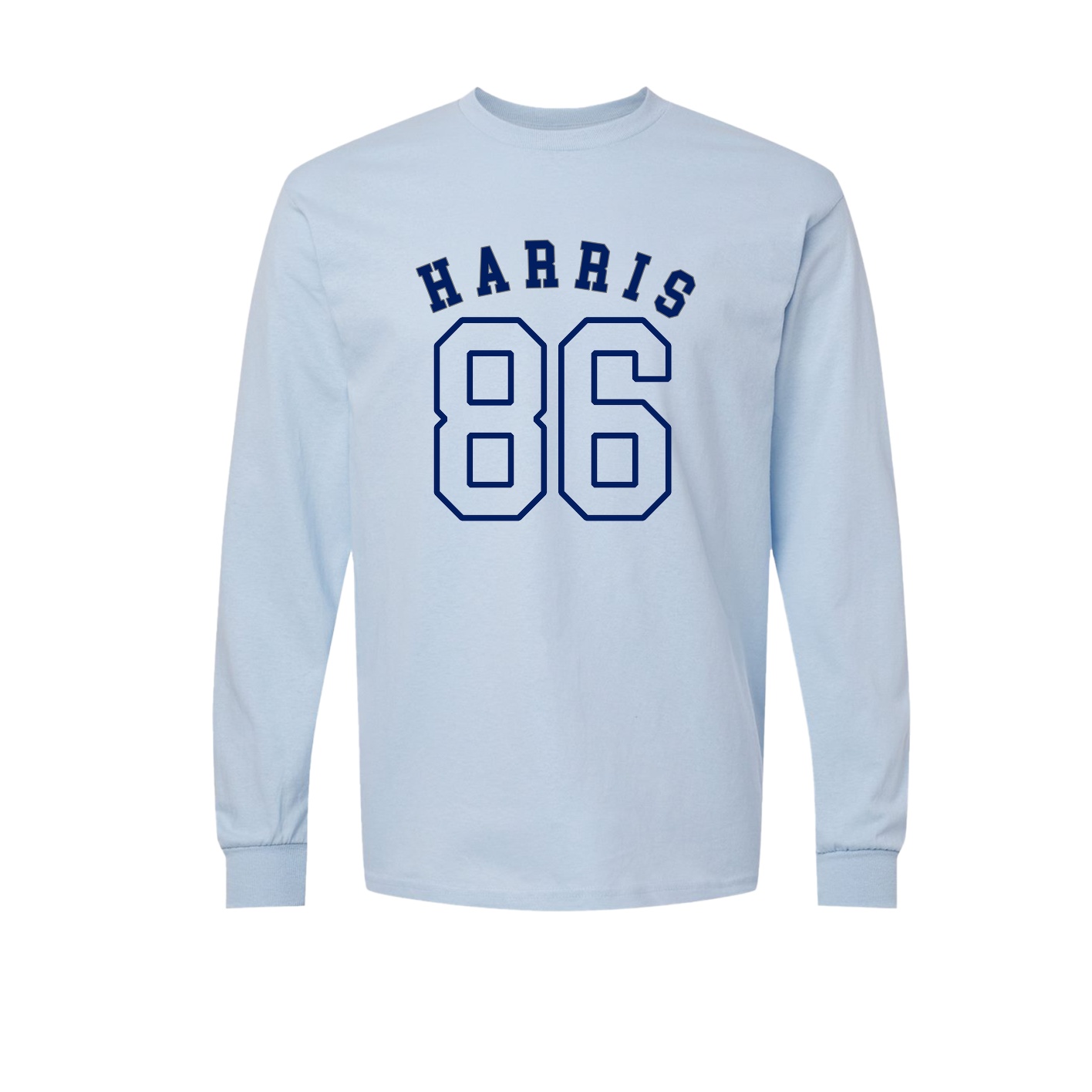 Long Sleeve Tee — Shirsey Arch in Light Blue