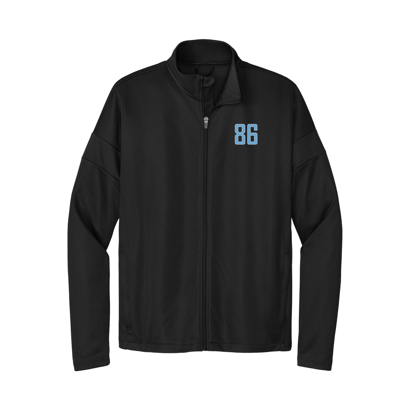 Team Travel Full-Zip Jacket — Front Shirsy in Black