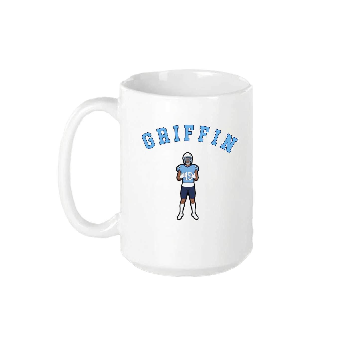 15oz Coffee Mug — Shirsey Arch in White