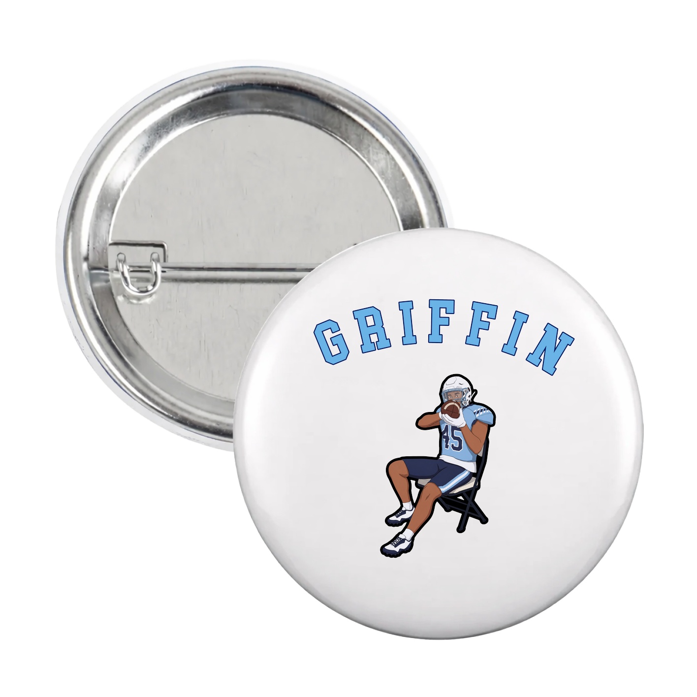 Game Day Button — Shirsey Arch in White