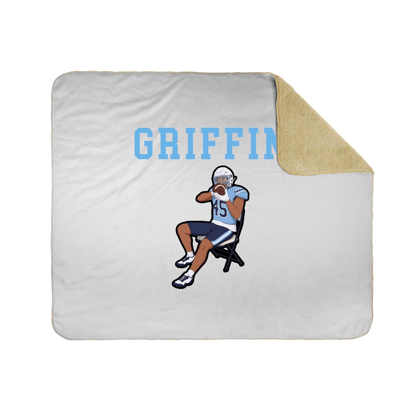 Throw Blanket — Shirsey in White