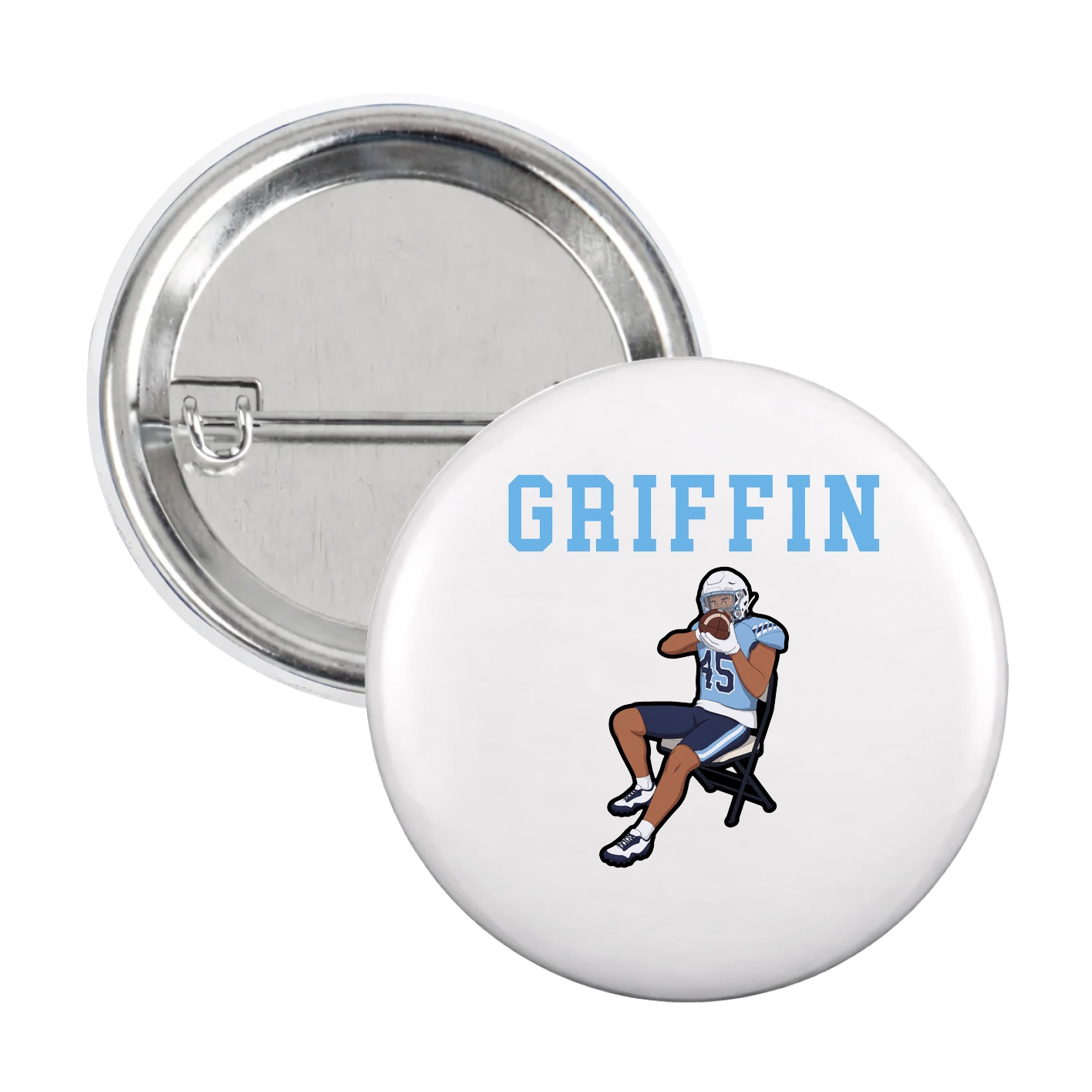 Game Day Button — Shirsey in White