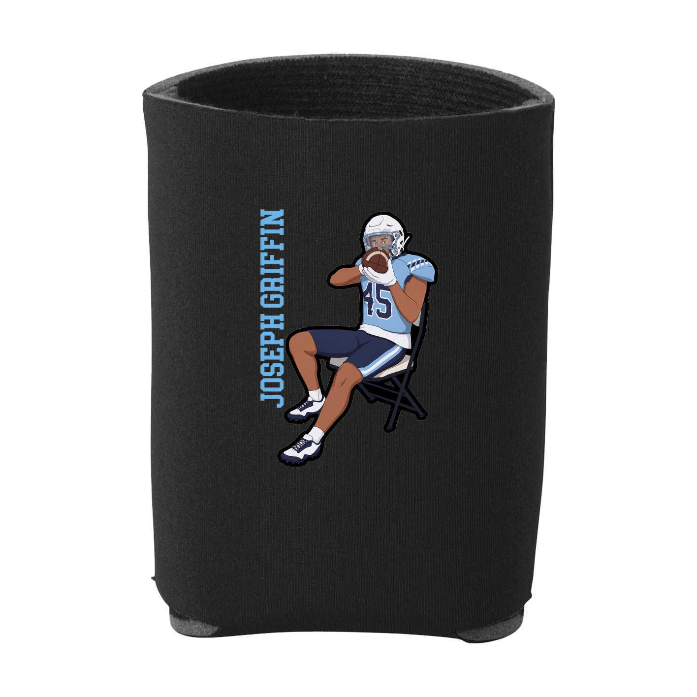 Can Holder — Name Vertical in Black