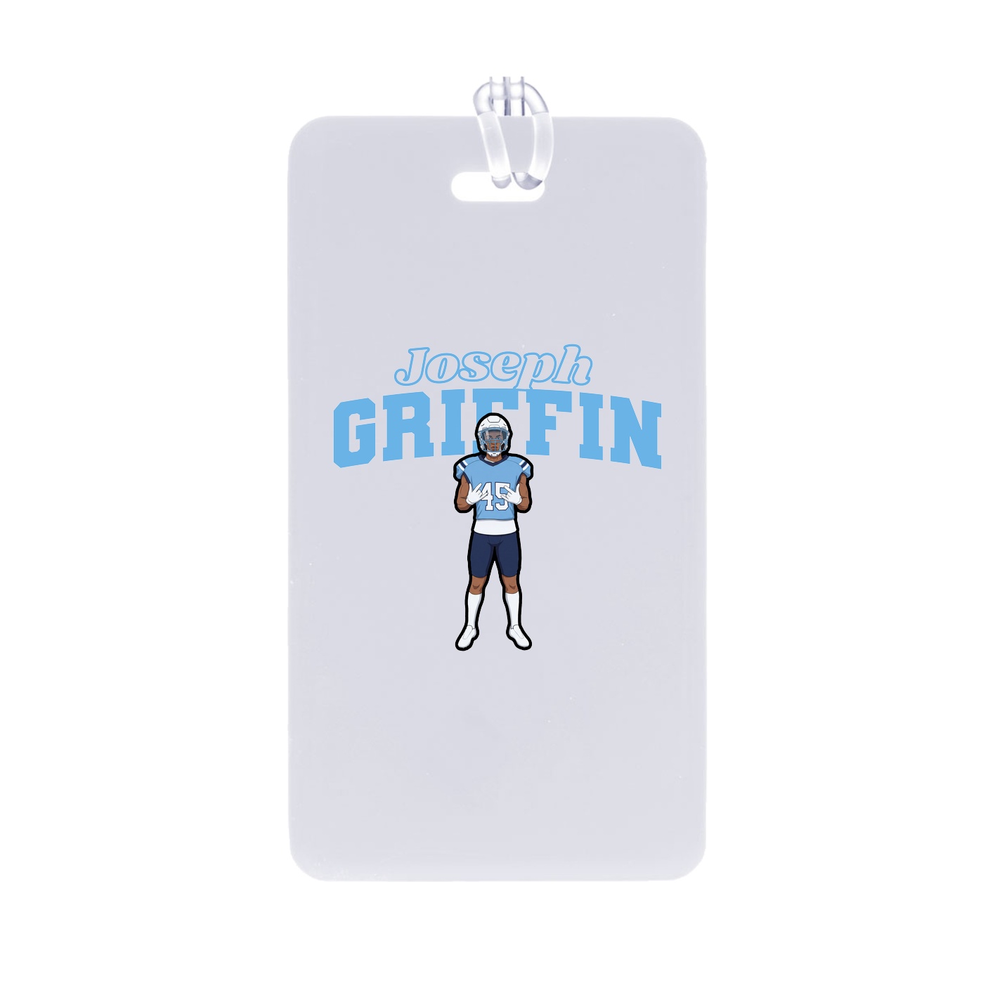 Bag Tag — Name Arch in Classic