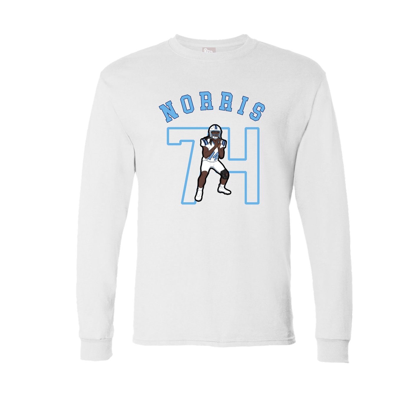 Long Sleeve Tee — Shirsey Arch in White