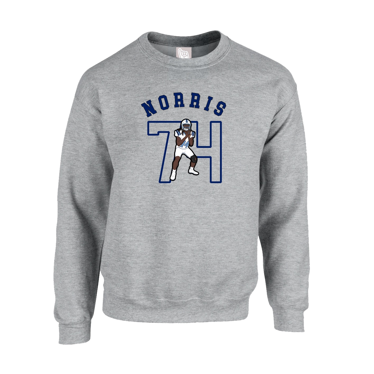 Fleece Crew — Shirsey Arch in Grey