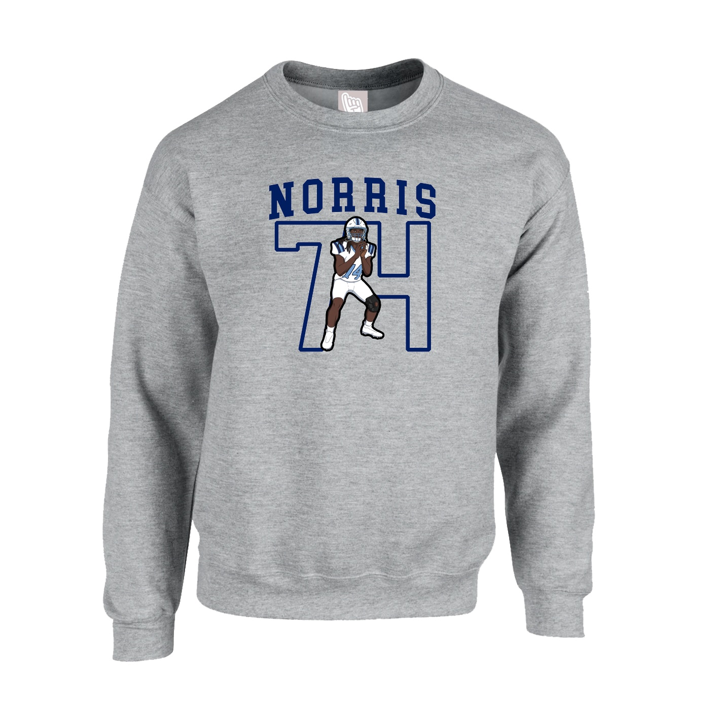 Fleece Crew — Shirsey in Grey