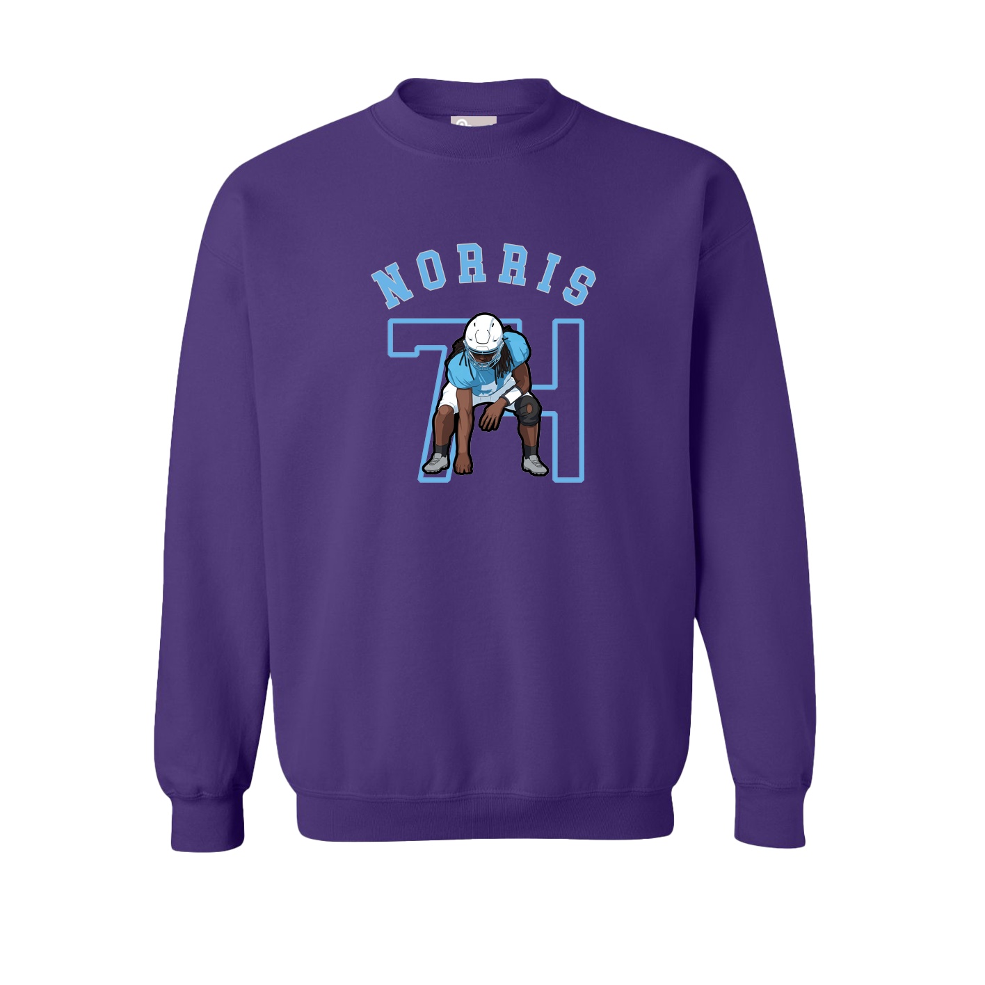 Fleece Crew — Shirsey Arch in Purple
