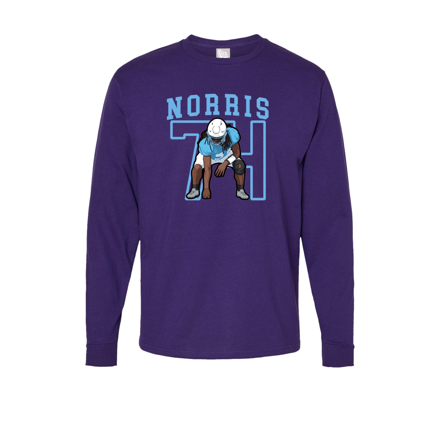 Long Sleeve Tee — Shirsey in Purple