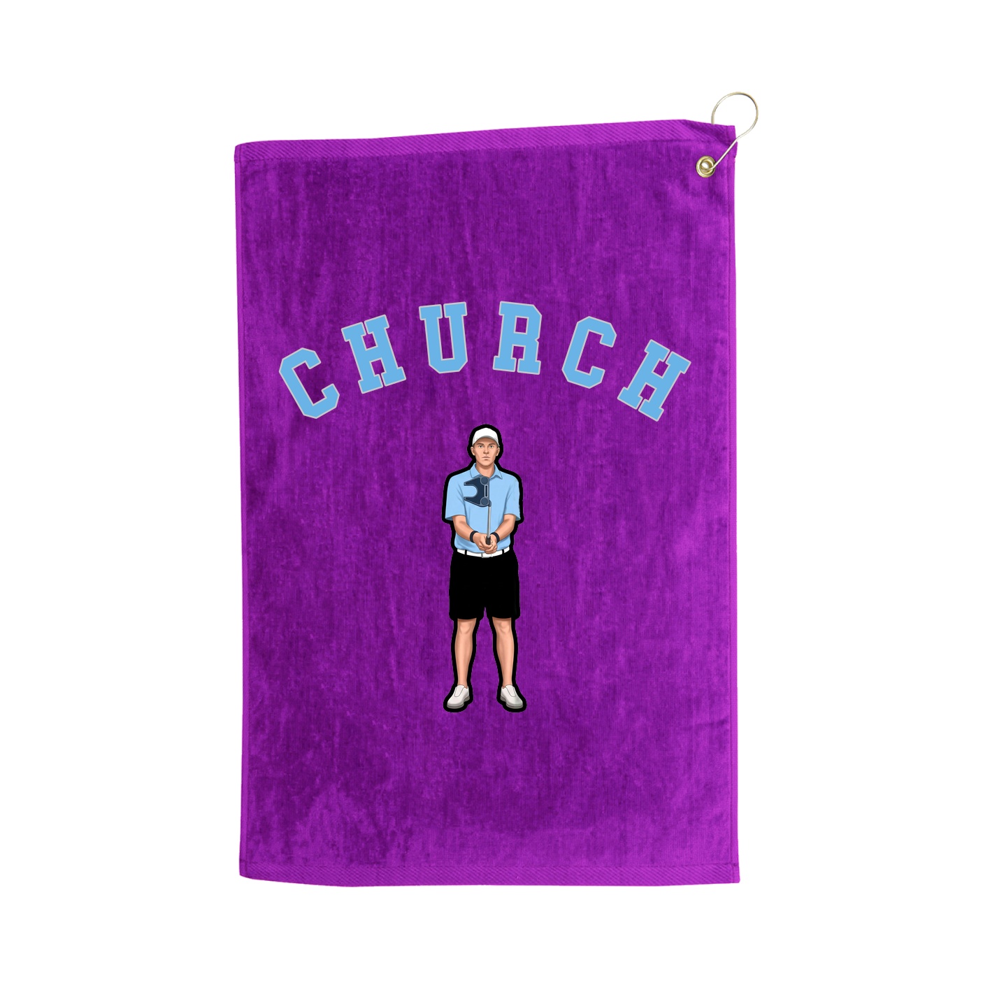 Golf Towel — Shirsey Arch in Purple