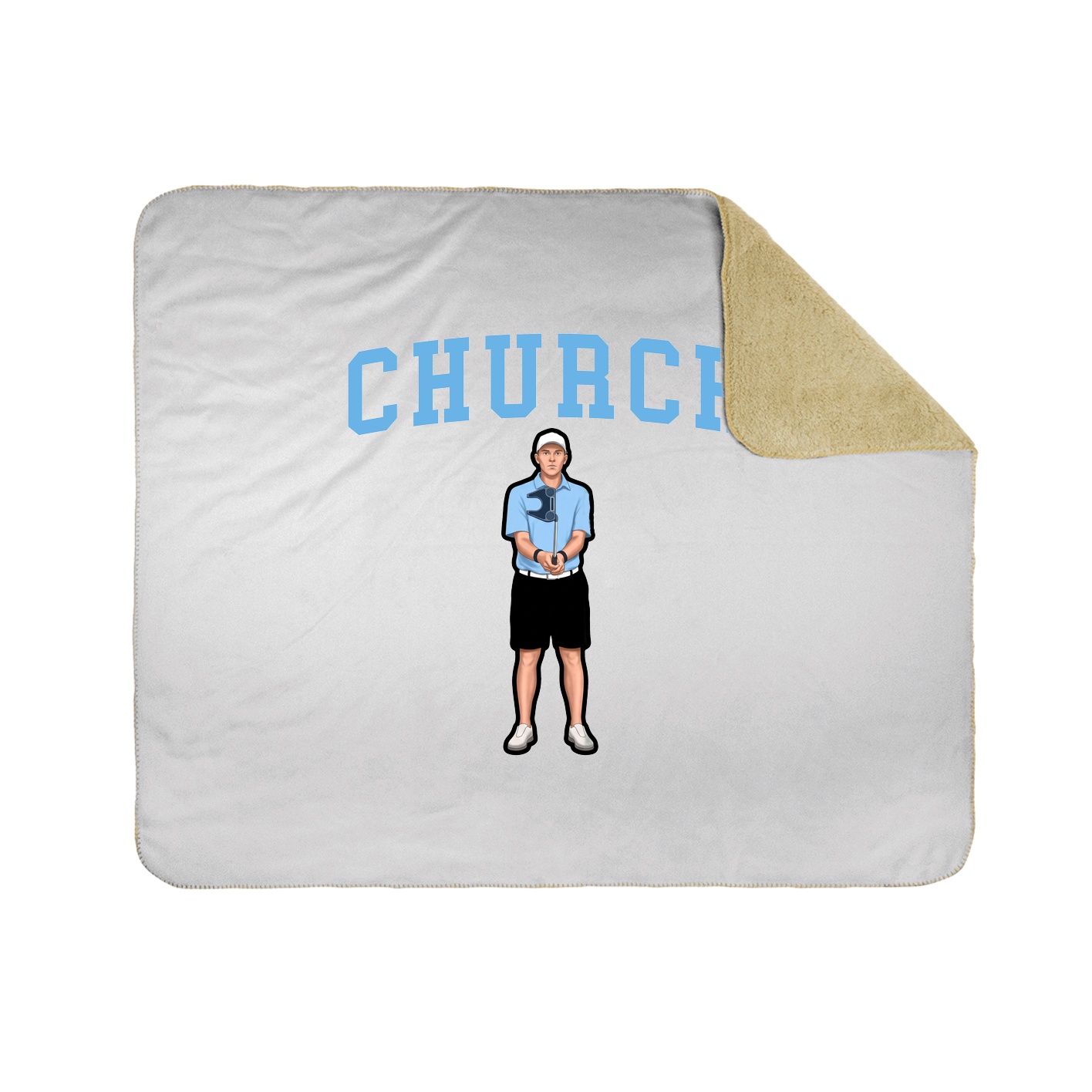 Throw Blanket — Shirsey in White