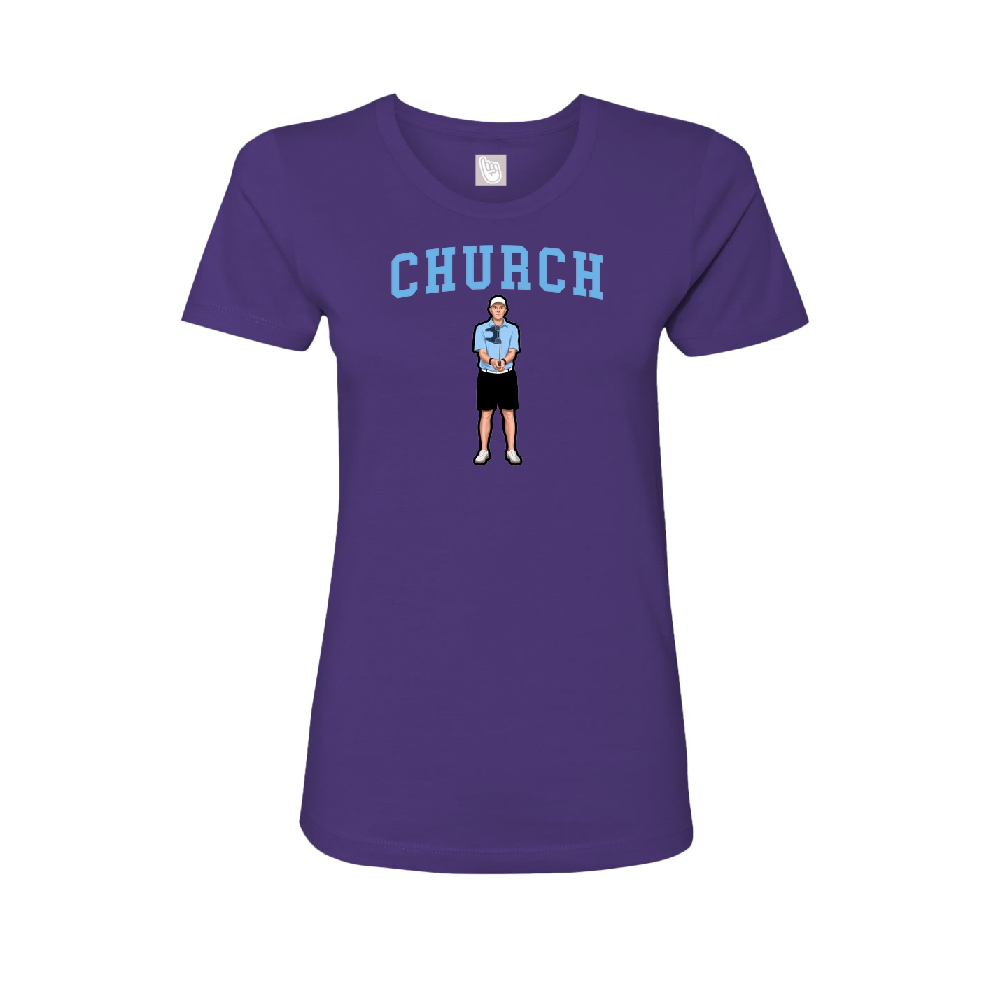 Fitted Women's Tee — Shirsey in Purple
