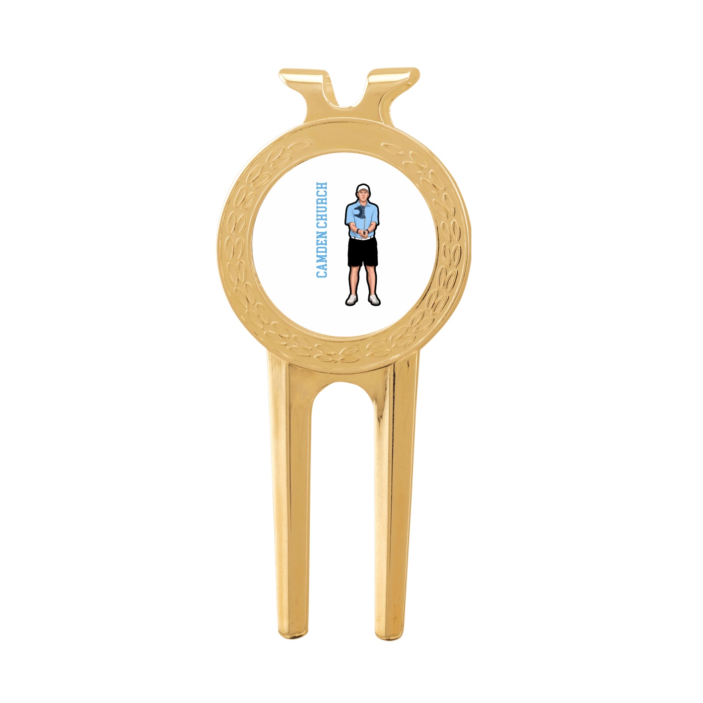 Divot Tool with Ball Marker — Name Vertical in Classic