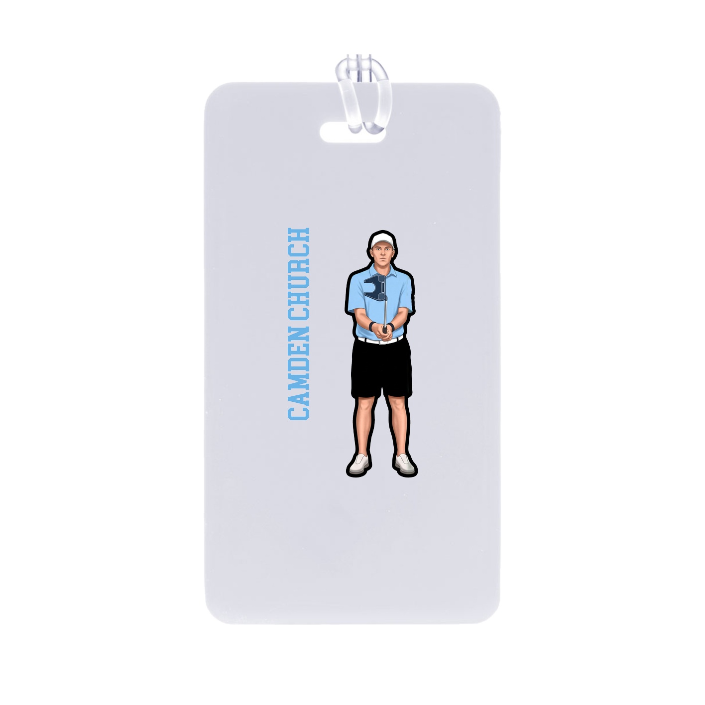Bag Tag — Name Vertical in Classic