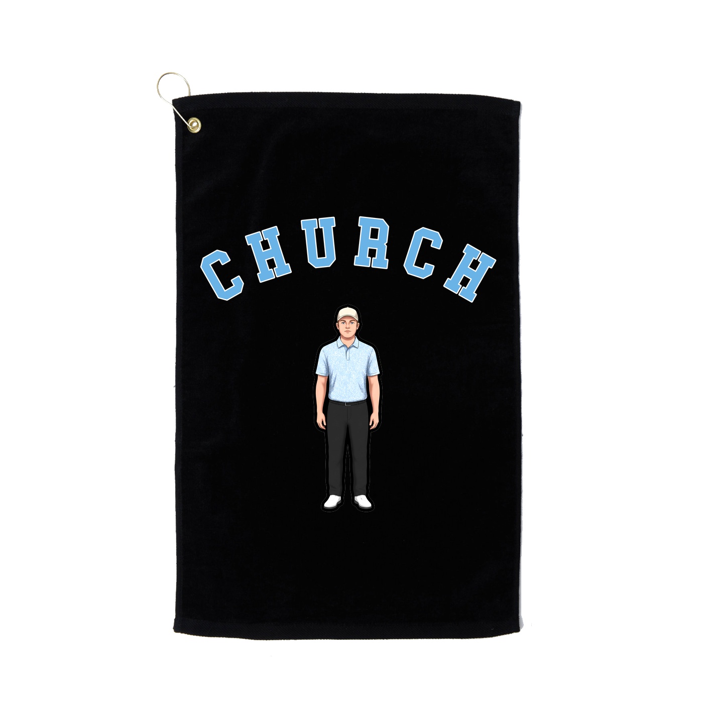 Golf Towel — Shirsey Arch in Black