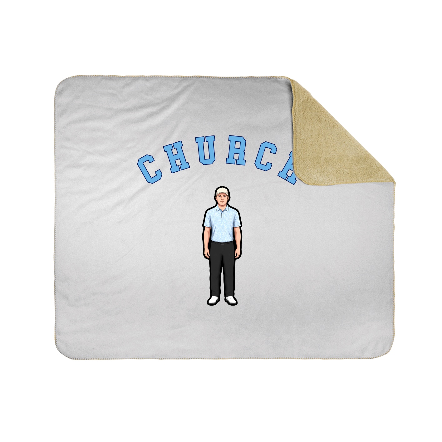 Throw Blanket — Shirsey Arch in White