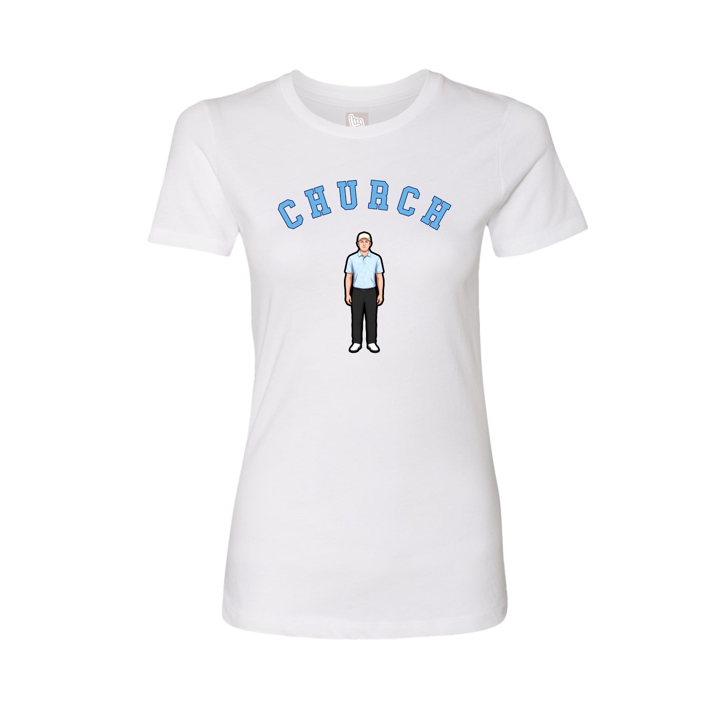 Womens Tee — Shirsey Arch in White