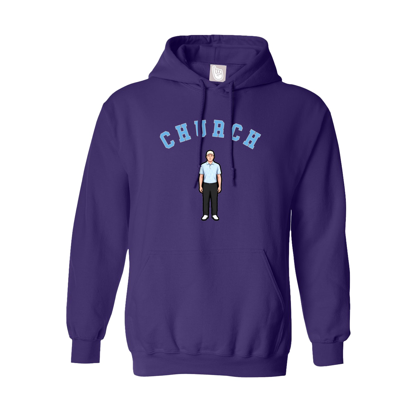 Hoodie — Shirsey Arch in Purple