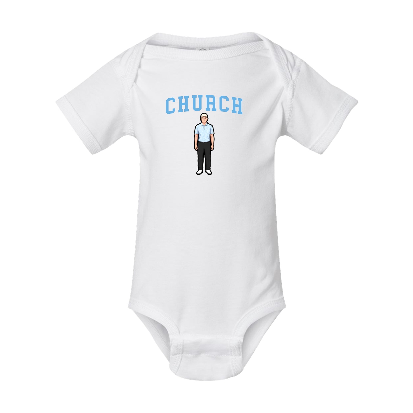 Baby Onesie — Shirsey in White