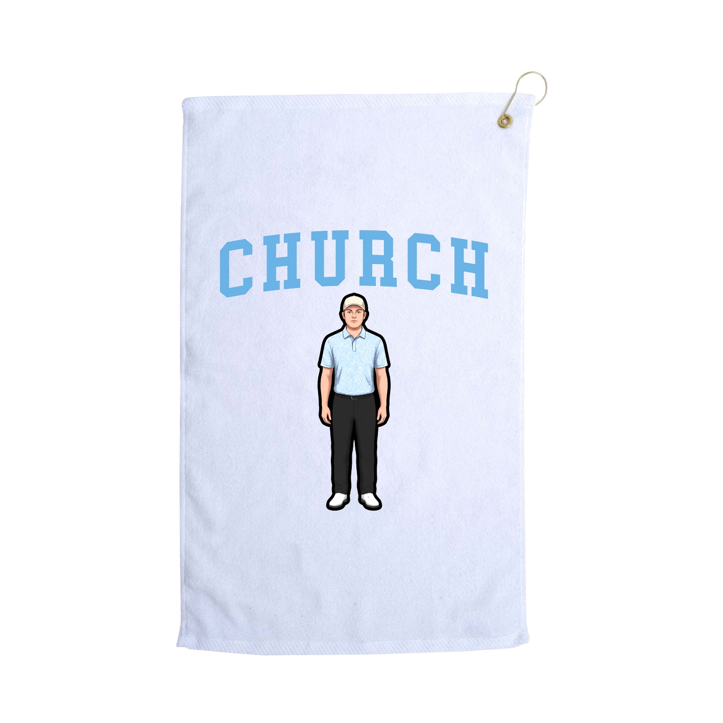 Golf Towel — Shirsey in White