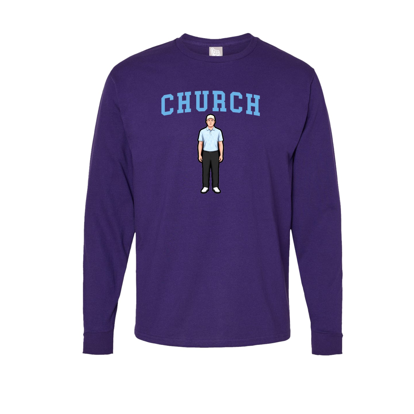 Long Sleeve Tee — Shirsey in Purple