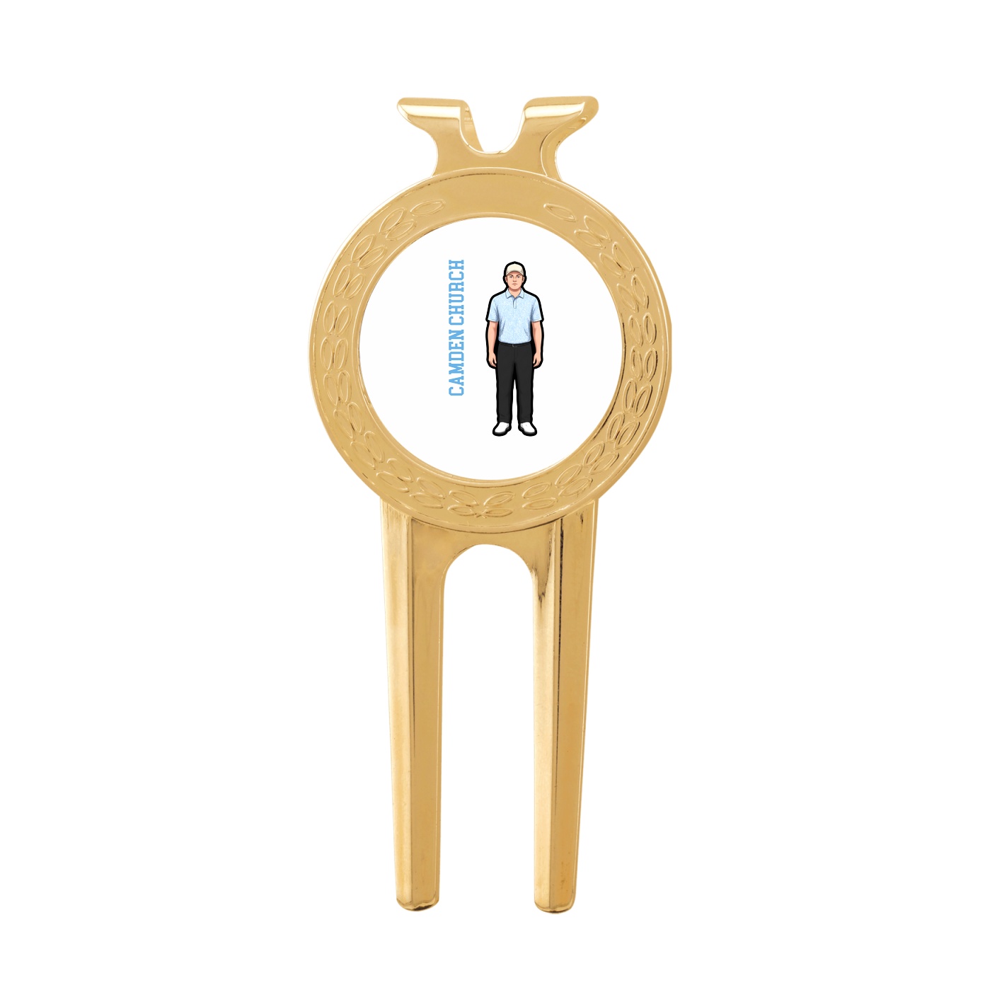 Divot Tool with Ball Marker — Name Vertical in Classic