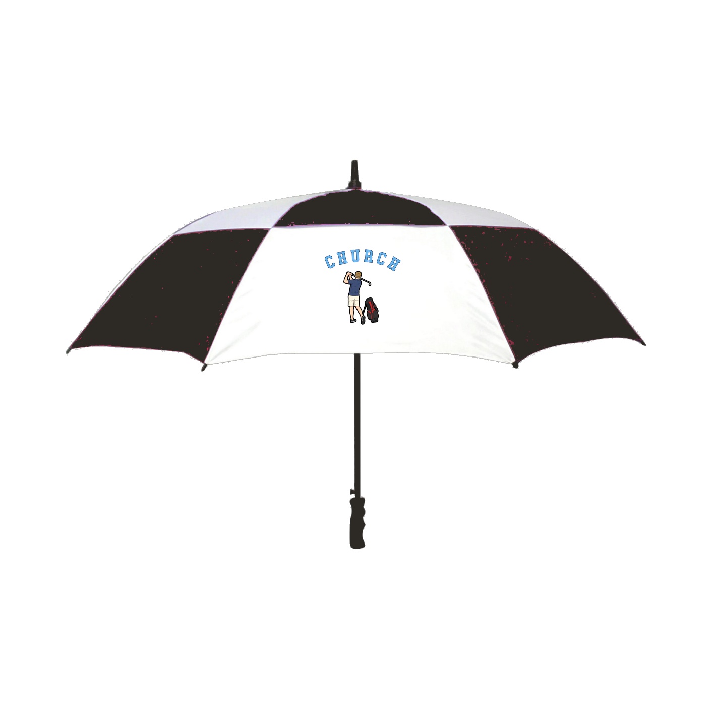 Golf Umbrella — Shirsey Arch in Black