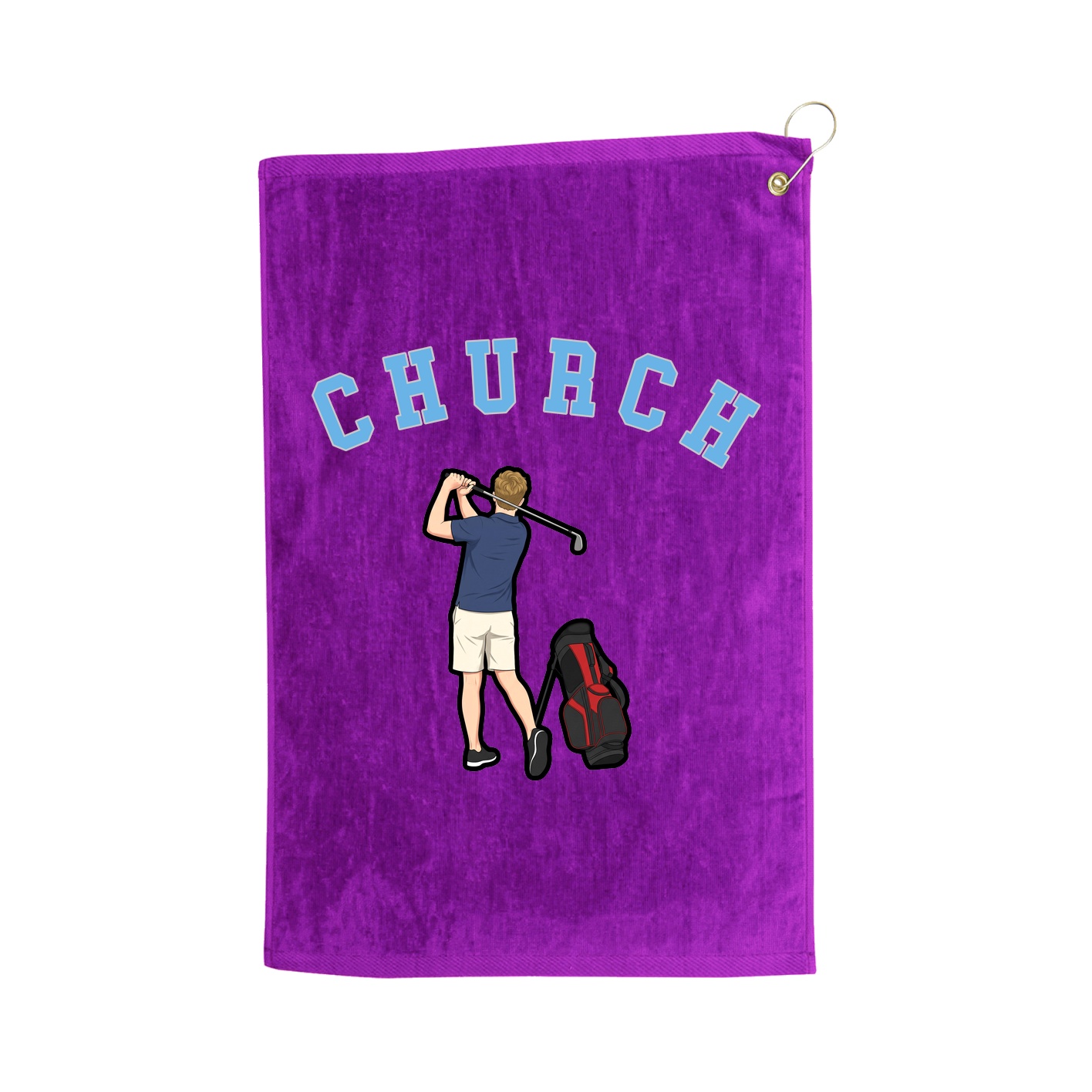 Golf Towel — Shirsey Arch in Purple