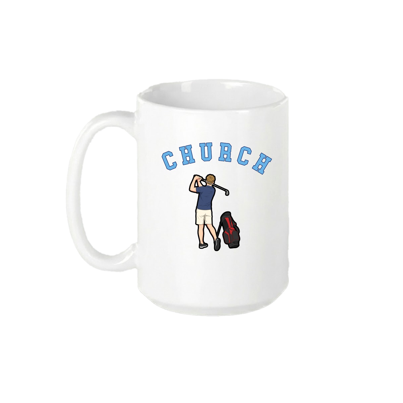 15oz Coffee Mug — Shirsey Arch in White